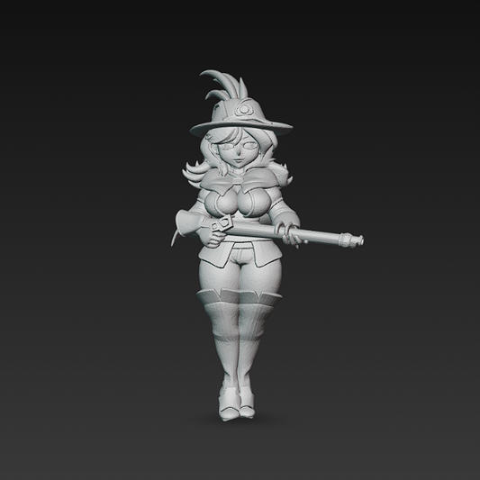 Wizards Workshop - Musketeer, Darkest Dungeon, Custom Enrique Toledo