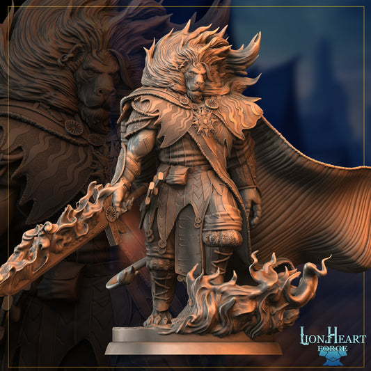 Lion Heart Forge - Cedric Leonin Paladin 2023 December Release 35mm