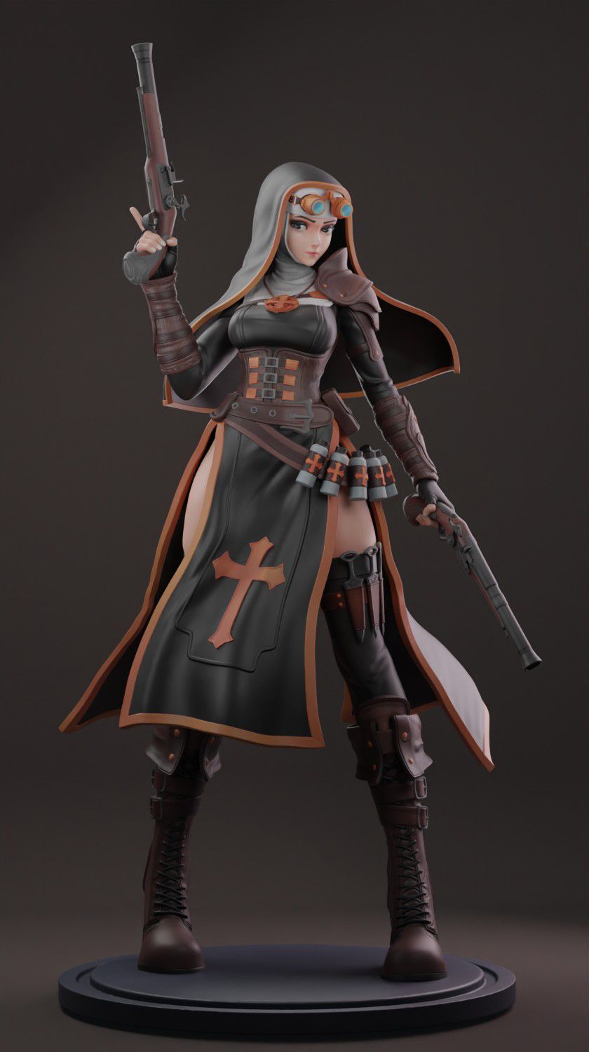 Rubim Figure - Nun