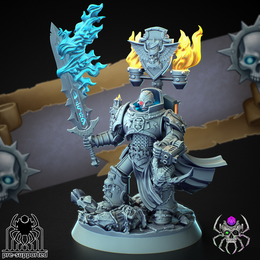 Eight Legs Miniatures -The High Warden of Demon Hunters - Warhammer 40K