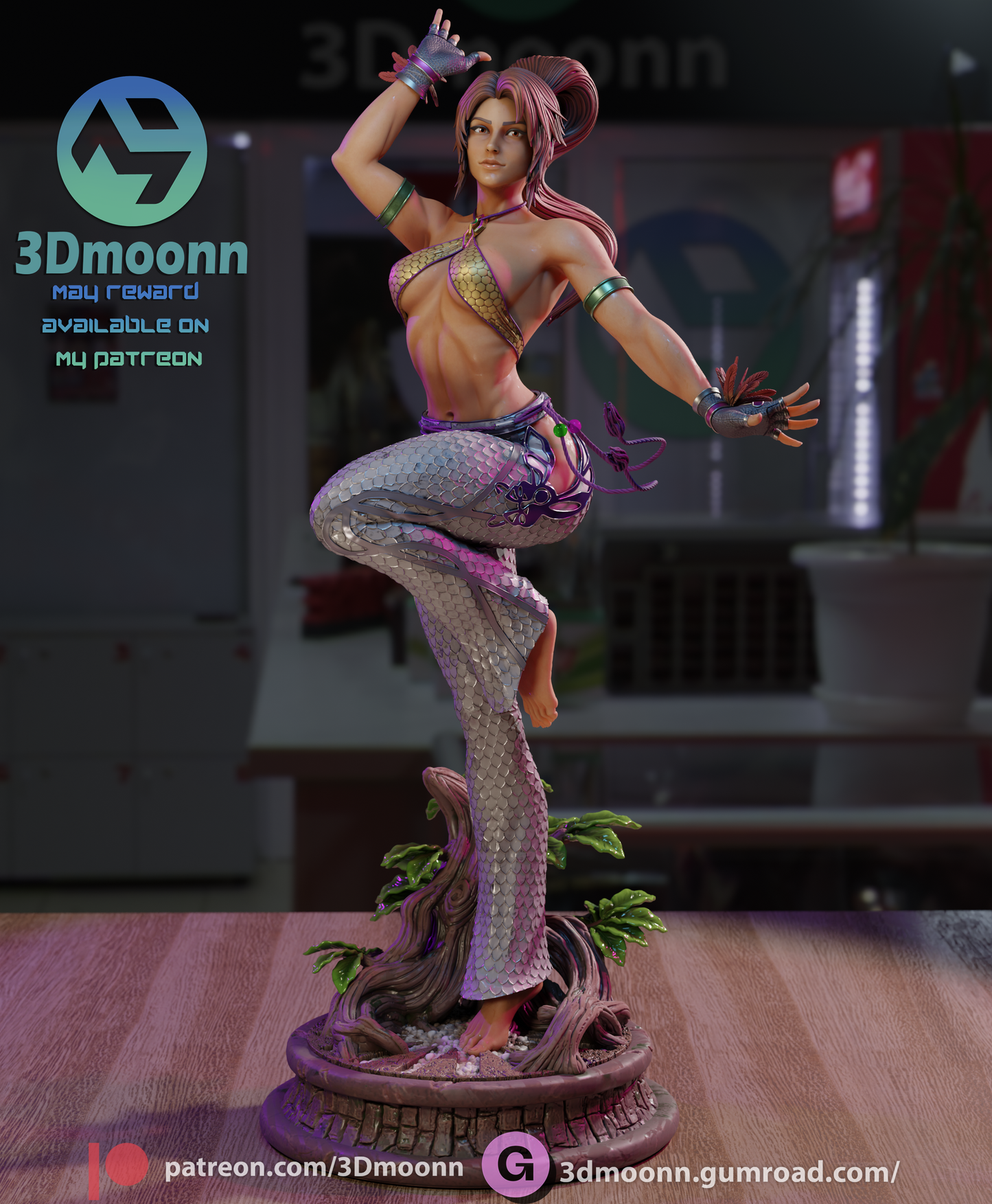 3D.Moonn - Christie Monteiro, Tekken