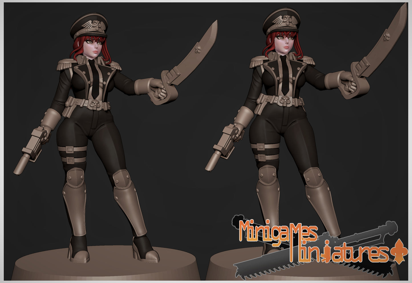 Minigames Miniatures - Makima Kommissar, Astra Militarum - Warhammer 40K