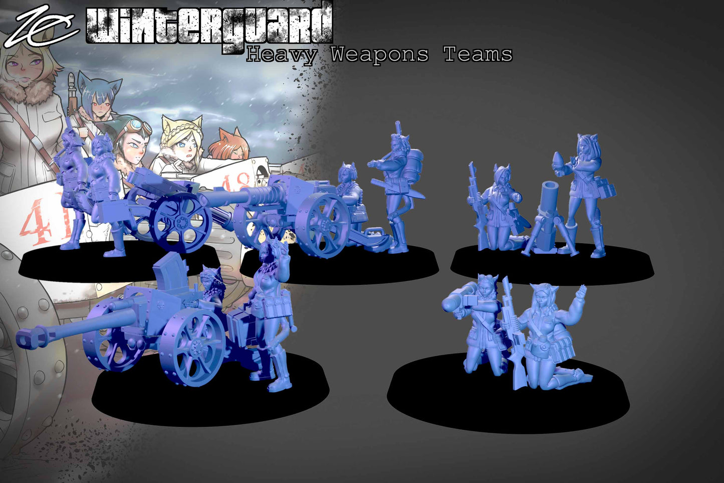 ZeDarkPenguin -  Nyokan Winterguard Heavy Weapons - 2021 August