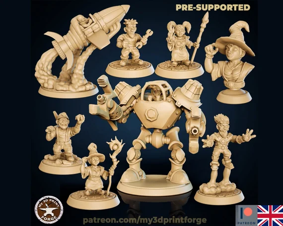 My 3D Print Forge - Gnomes 2021 June Release 35mm