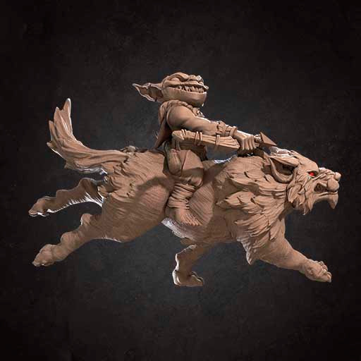Bite the Bullet - Goblins Wolf Riders - Goblins February 2021