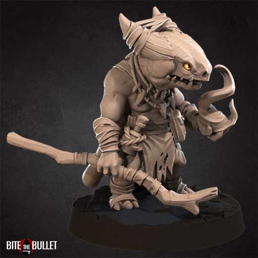 Bite the Bullet - Kobold Sorcerer - Bullet Town Christmas August 2021