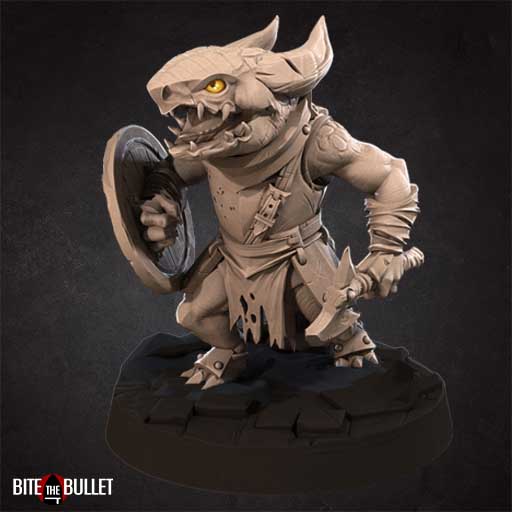 Bite the Bullet - Kobold Warrior - Bullet Town Christmas August 2021