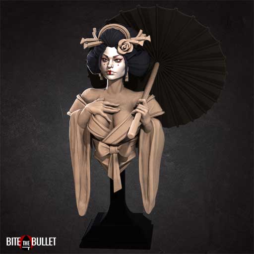 Bite the Bullet - Geisha Bust - Japanese Bullet Town March 2022