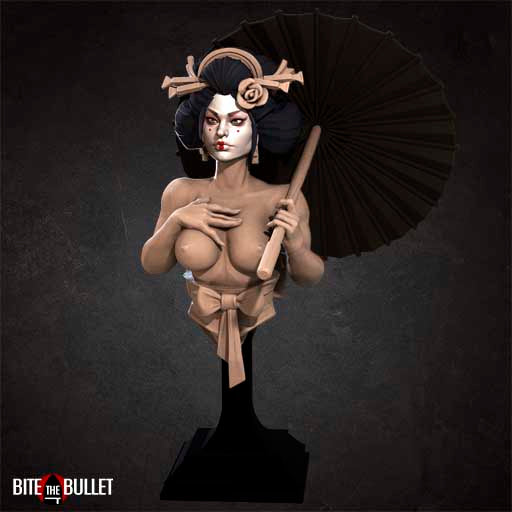 Bite the Bullet - Geisha Bust - Japanese Bullet Town March 2022