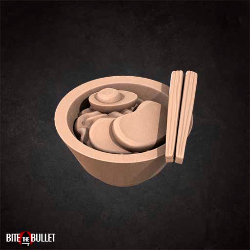 Bite the Bullet - Terrain, Scenery Ramen Shop - Japanese Bullet Town March 2022