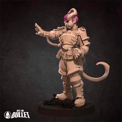 Bite the Bullet - Tiefling Female Artificer - February Release, Tieflings PT. 2