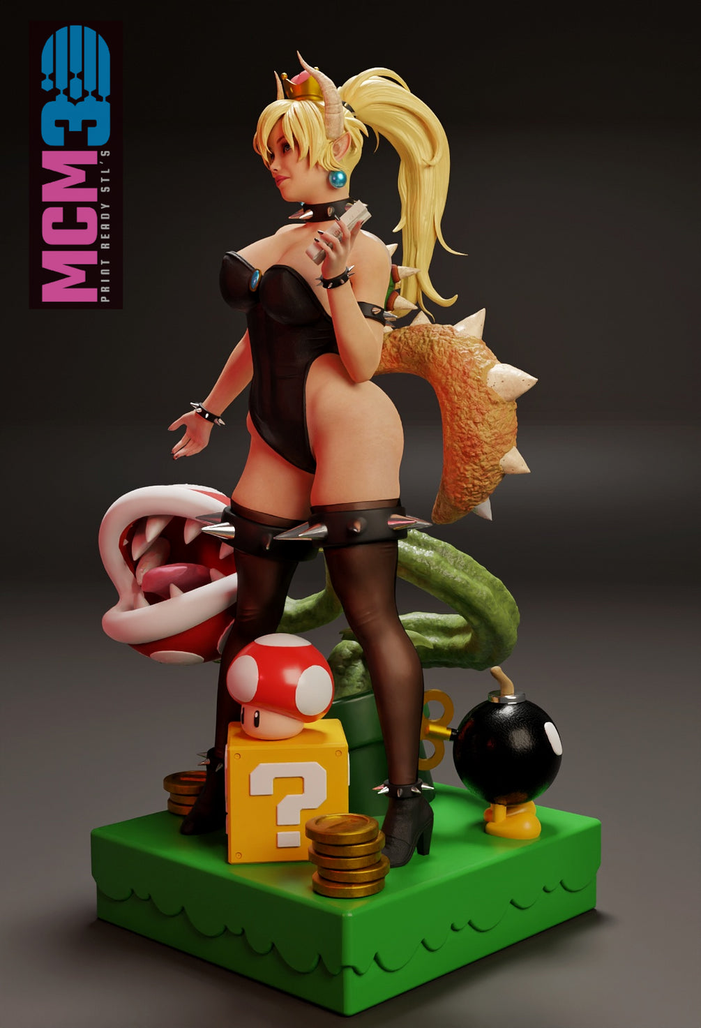 MCM3D - Bowsette, Super Mario 2025 January
