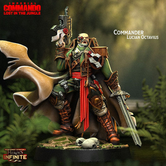 Heroes Infinite Raging Heores - Commander Lucian Octavius - Imperial Commando Lost in Jungle 2025 Feruary