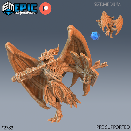 Epic Miniatures - Winged Kobold Tribe Sword  #2783 - Reptiles of War  2023 #68