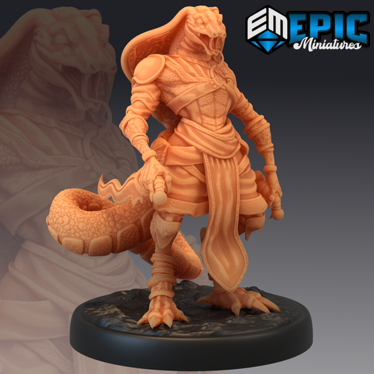 Epic Miniatures - Serpentfolk Yuan-ti Warrior 2020 December Release