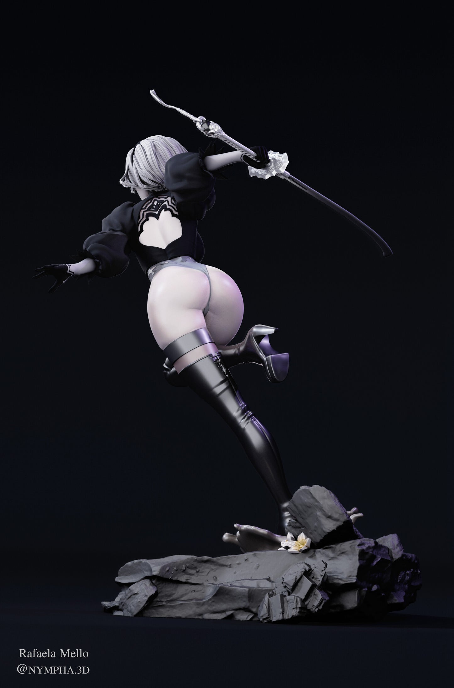 Nympha 3D - 2B, Nier Automata