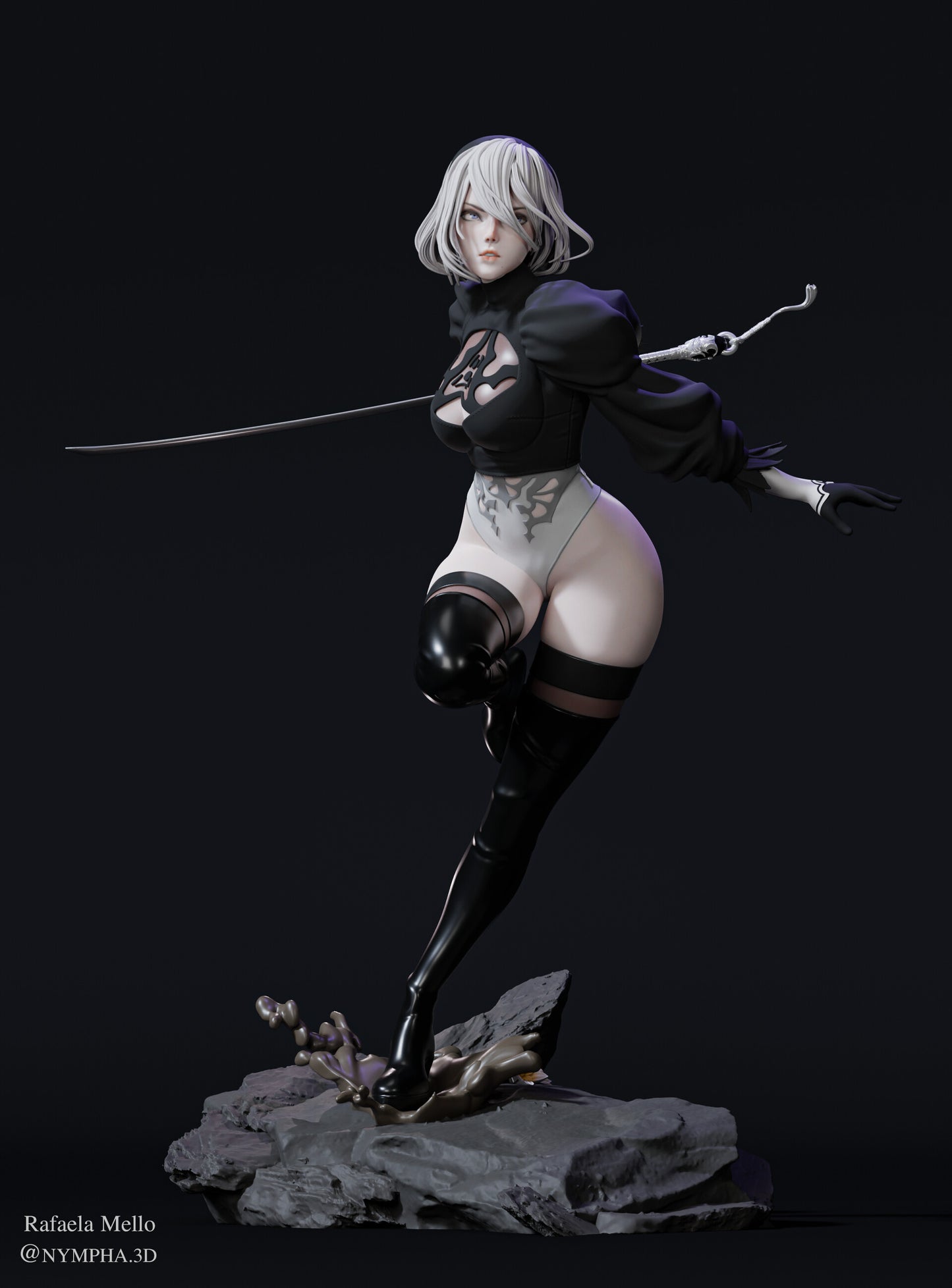 Nympha 3D - 2B, Nier Automata