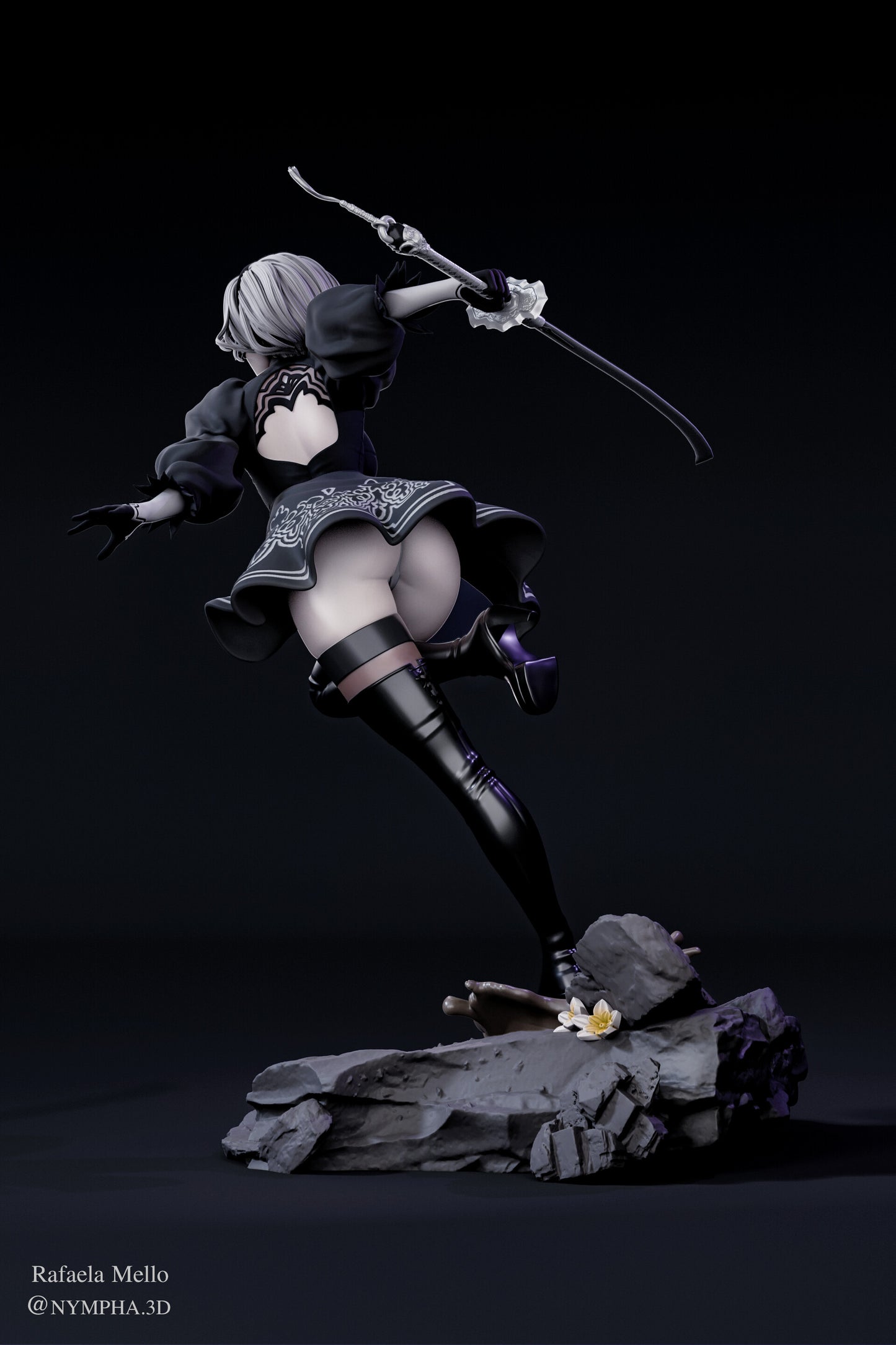 Nympha 3D - 2B, Nier Automata