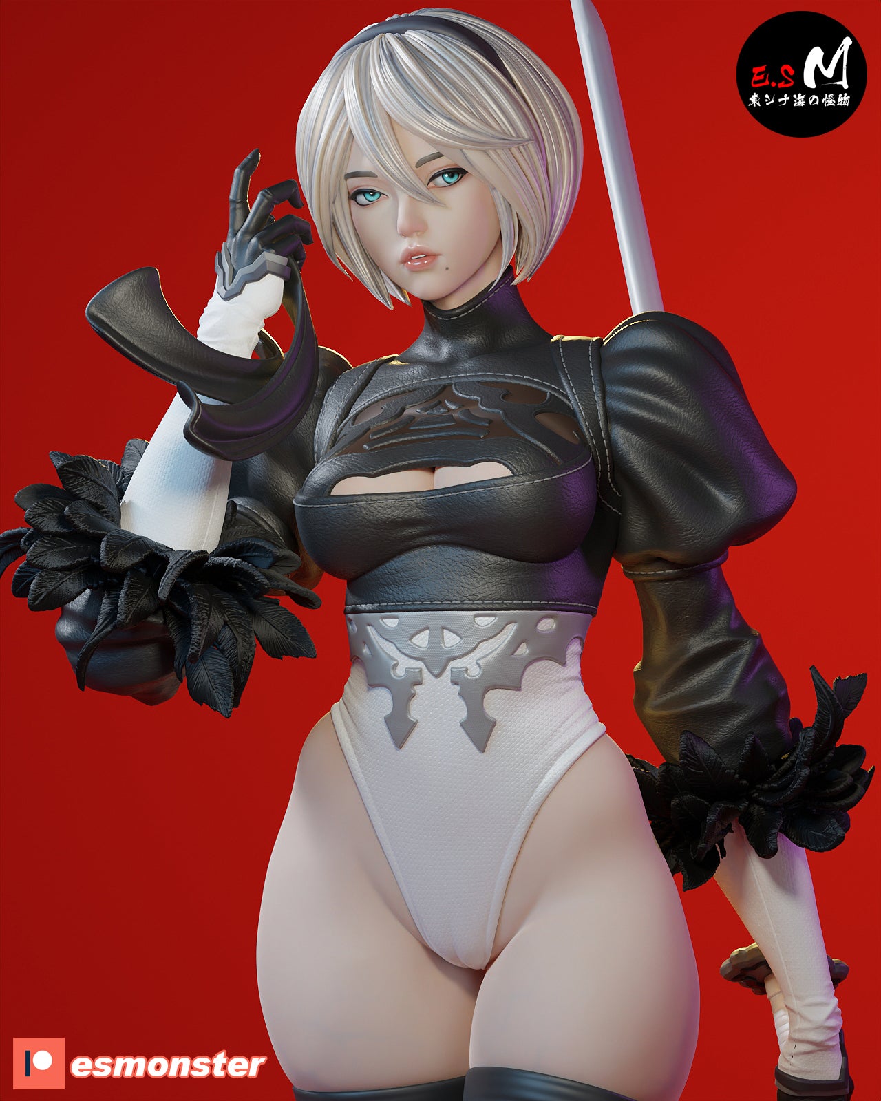 E.S.Monster - 2B, Nier Automata