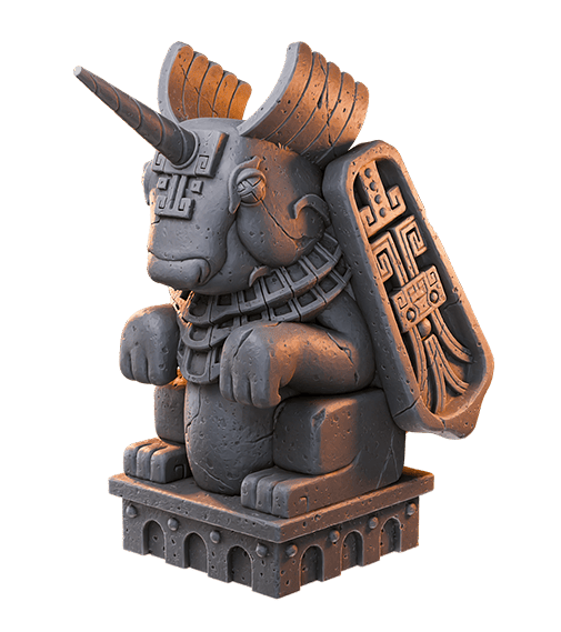 Loot Studio - Deity Statue 2, 3x5cm Terrain - Tomb of the Serpent God 2025 June