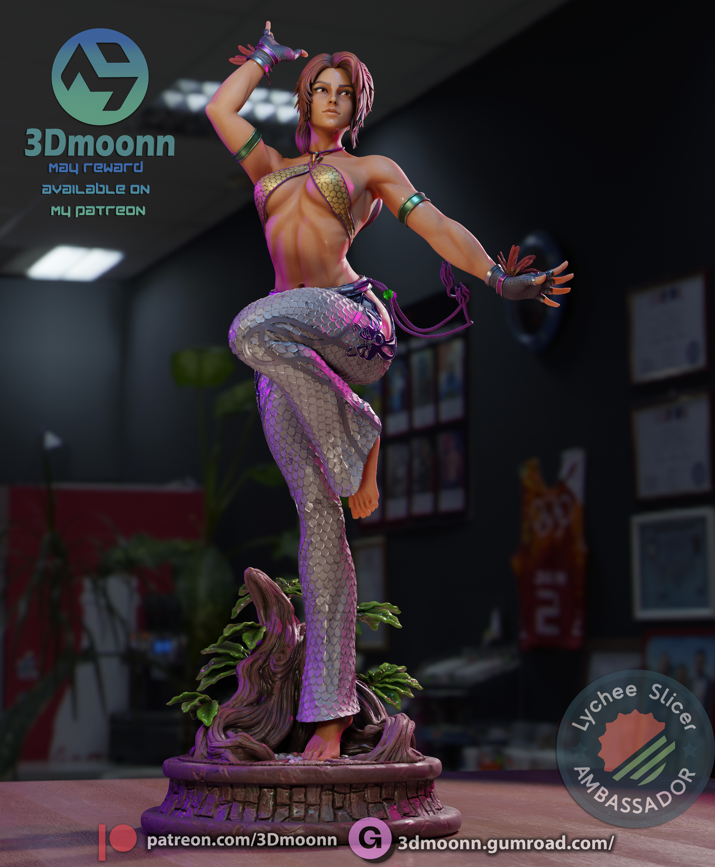 3D.Moonn - Christie Monteiro, Tekken
