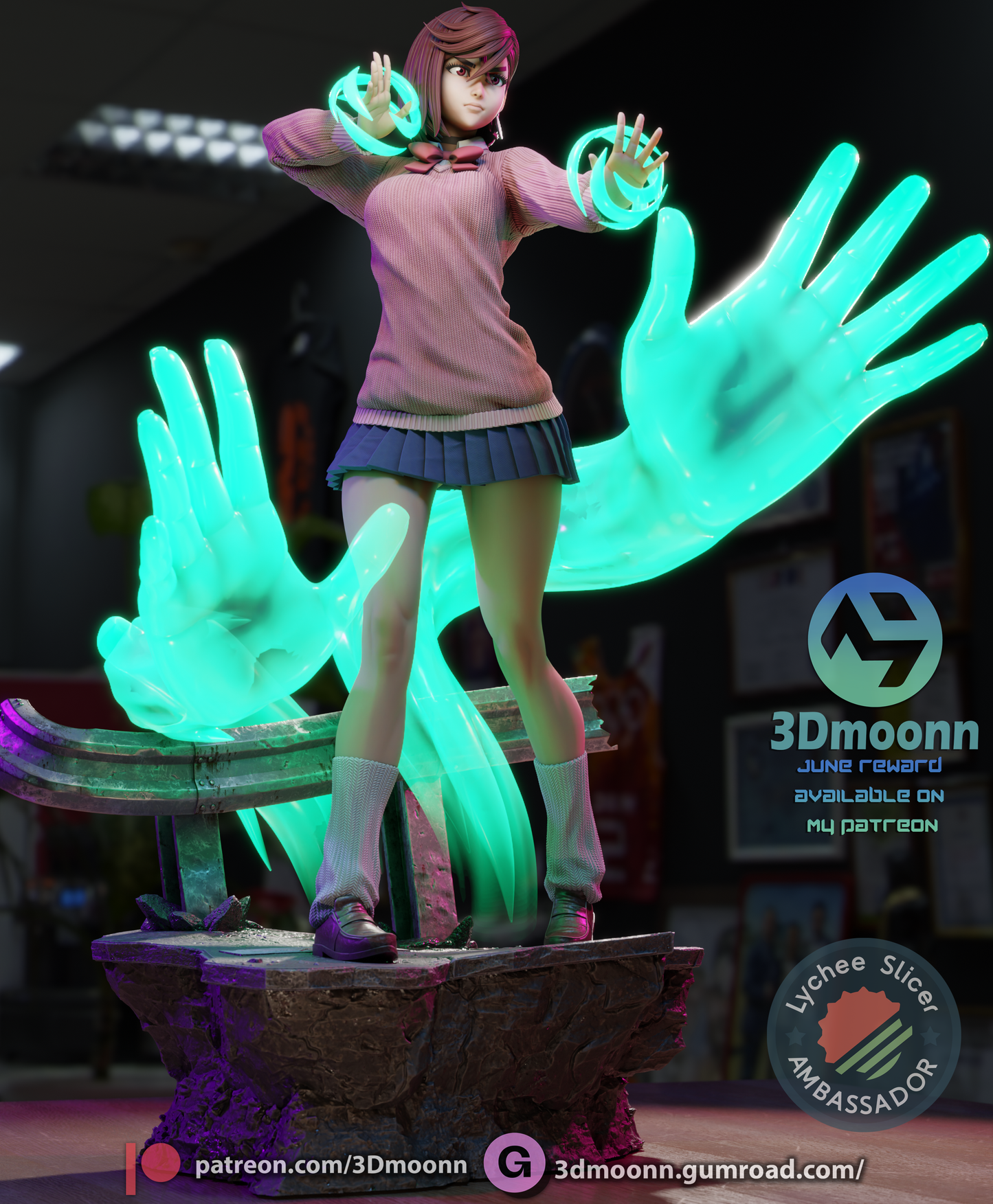 3D Moonn - Momo Ayase, Dandadan 2025 June