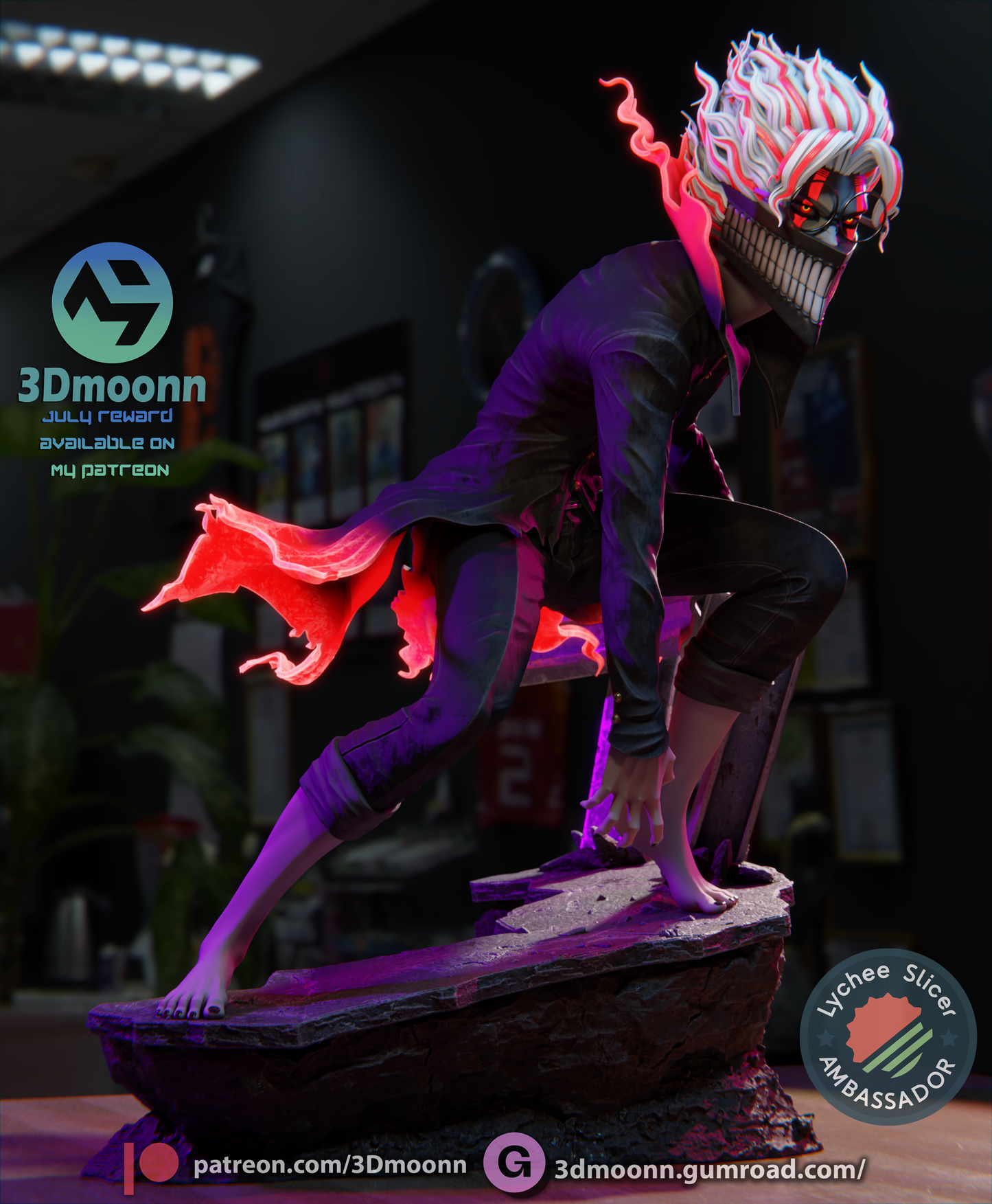 3D Moonn - Okarun, Dandadan - 2025 July