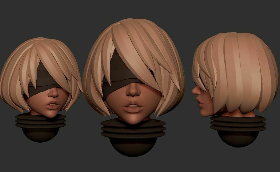 Minigames Miniatures - Animus Heads, Nier Automata ,Adepta Sororita - Warhammer 40K