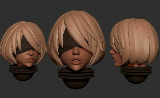 Minigames Miniatures - Animus Heads, Nier Automata ,Adepta Sororita - Warhammer 40K