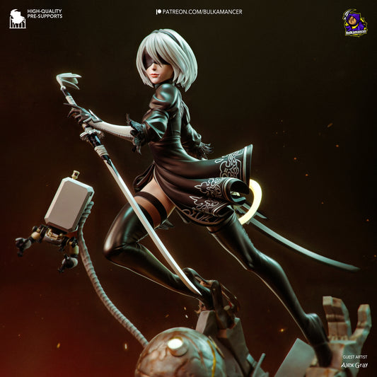 Bulkamancer Sculpts - Nier Automata 2B - 21cm