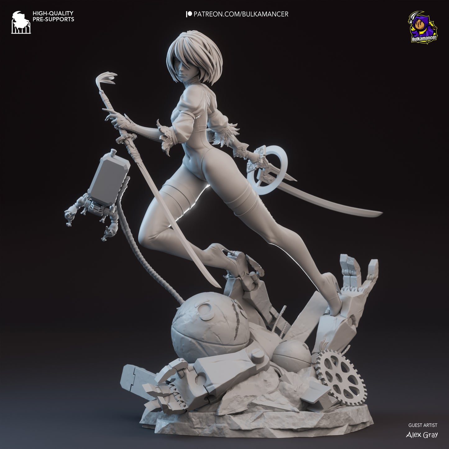 Bulkamancer Sculpts - Nier Automata 2B - 21cm