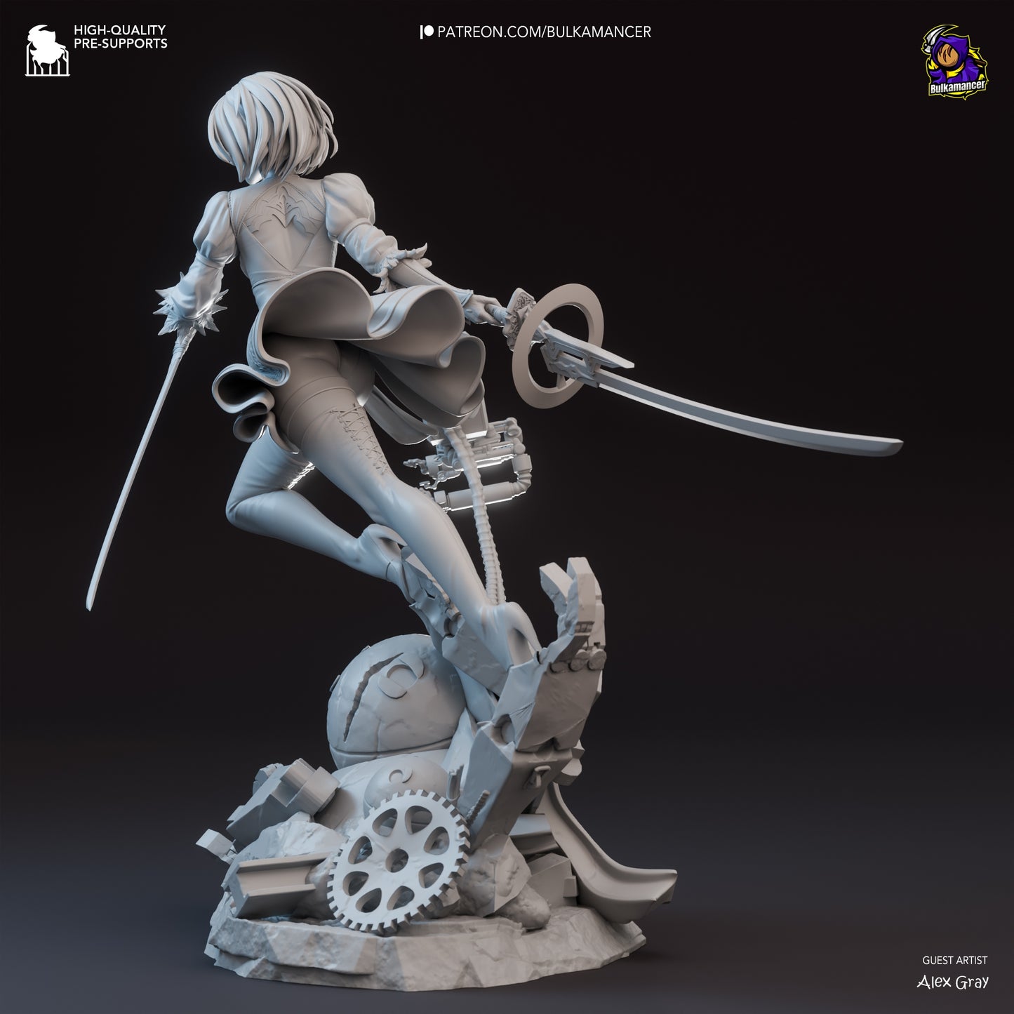 Bulkamancer Sculpts - Nier Automata 2B - 21cm