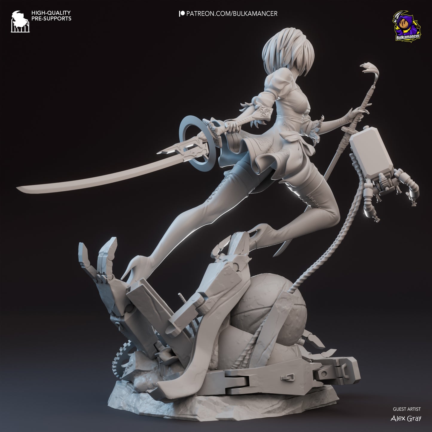 Bulkamancer Sculpts - Nier Automata 2B - 21cm