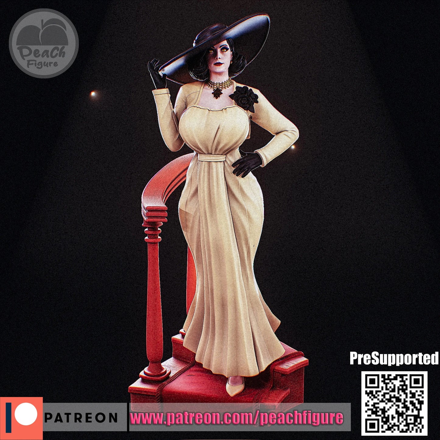 Peach Figures - Lady Dimitrescu, Resident Evil Village