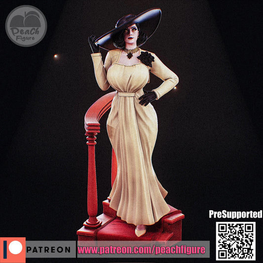 Peach Figures - Lady Dimitrescu, Resident Evil Village