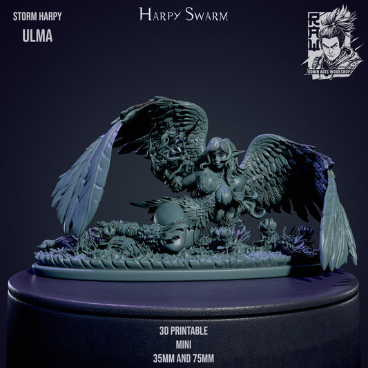 Ronin Arts - Ulma, Stormcaller Harpy - Storm Rider Harpies 2024 August
