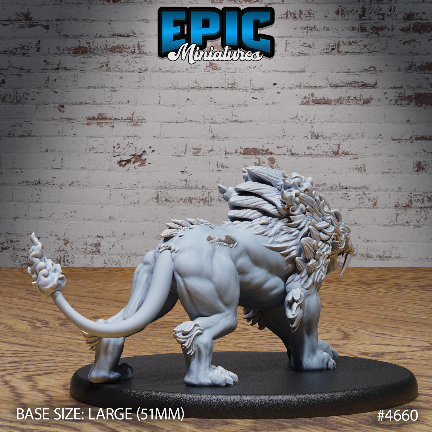 Epic Miniatures - Sabertooth Beast (Large) #4660 - Beast Hunt 2024 July #107