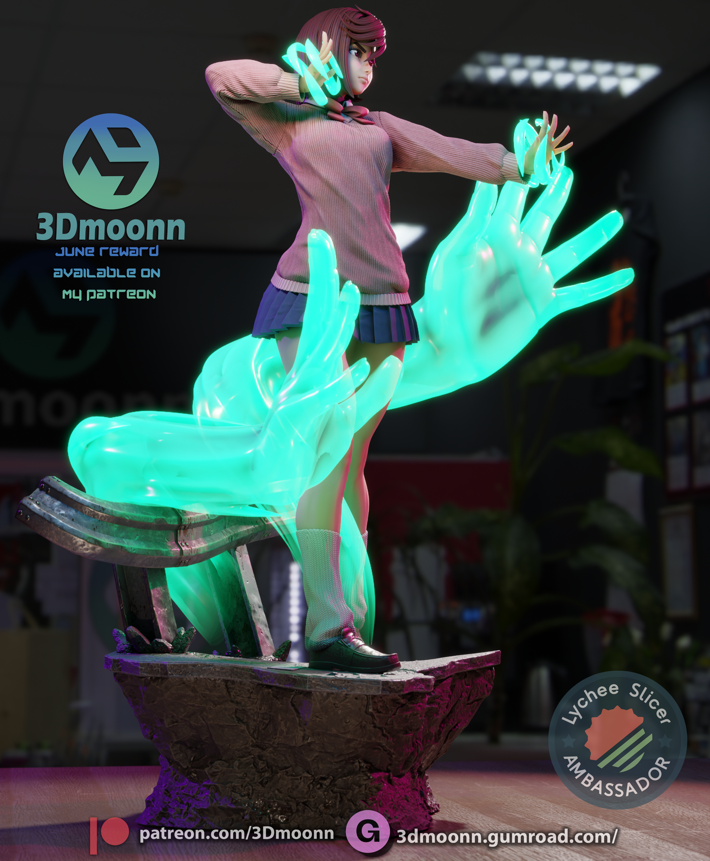 3D Moonn - Momo Ayase, Dandadan 2025 June