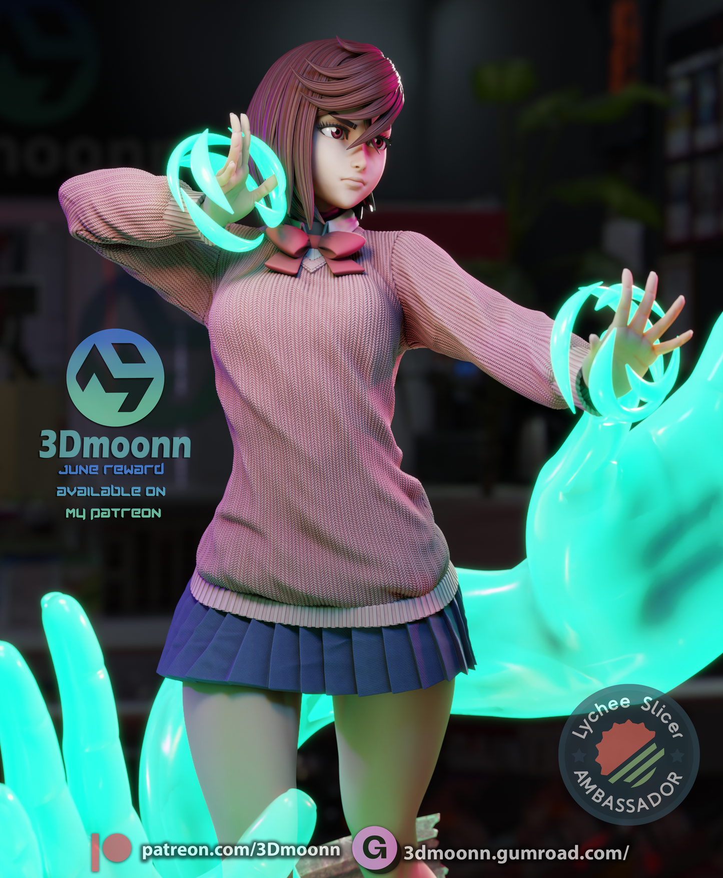 3D Moonn - Momo Ayase, Dandadan 2025 June