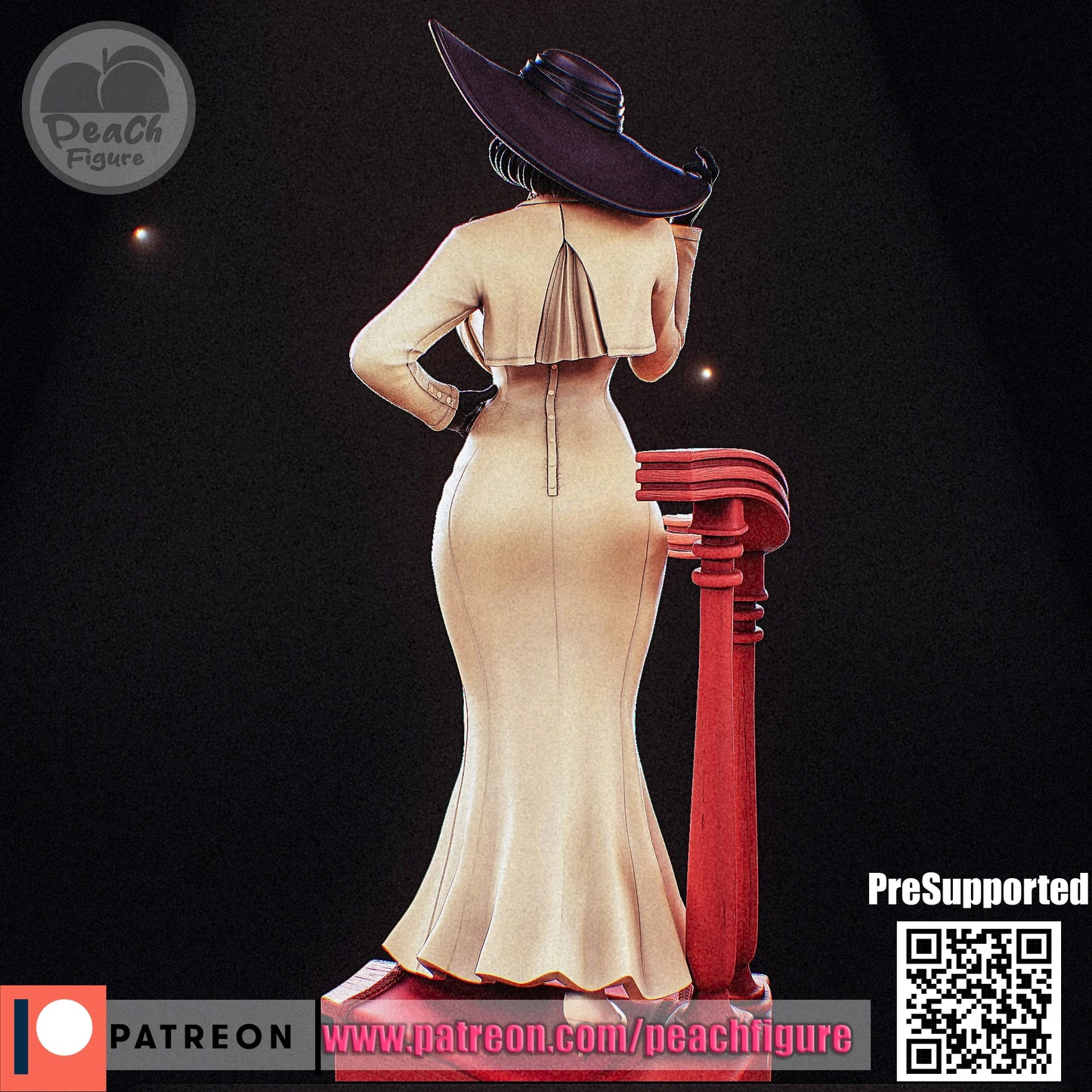 Peach Figures - Lady Dimitrescu, Resident Evil Village