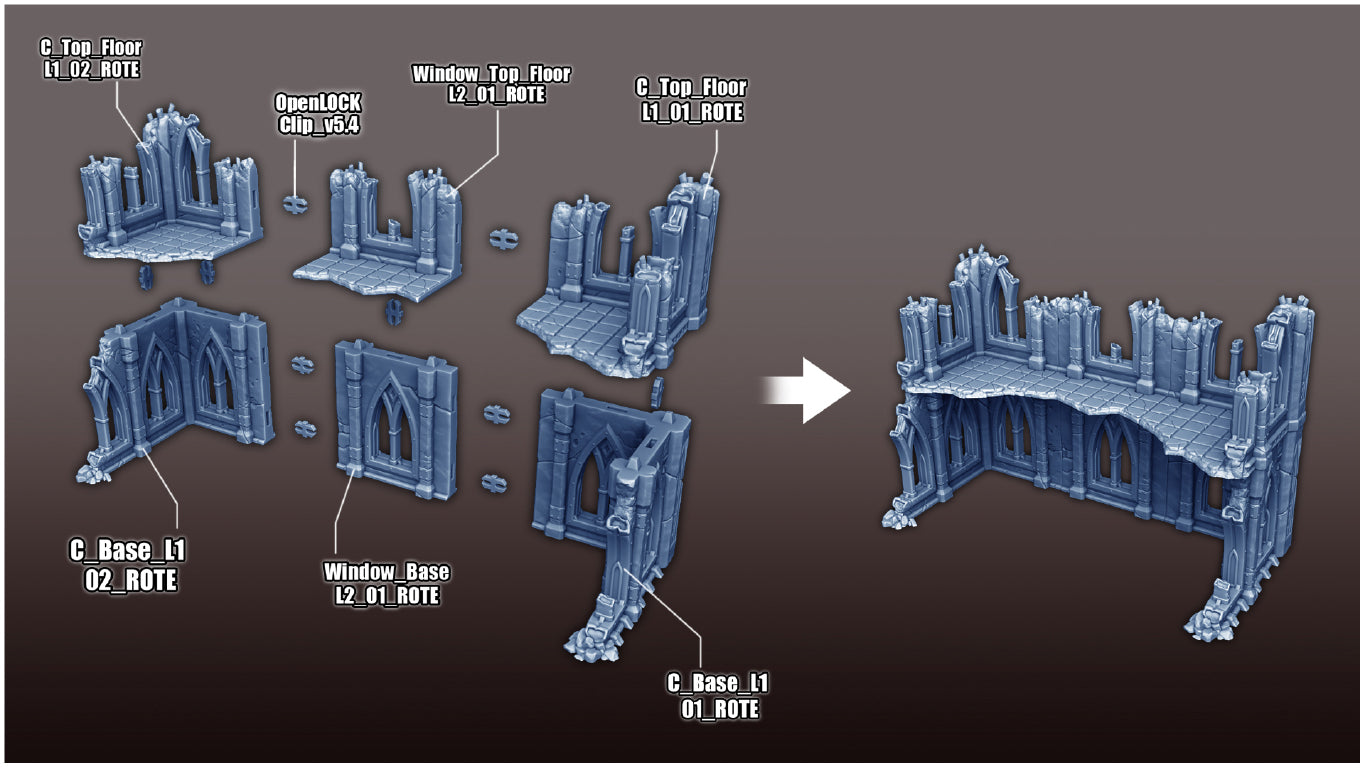 Warhammer 40K Terrain - Ruins of the Empire