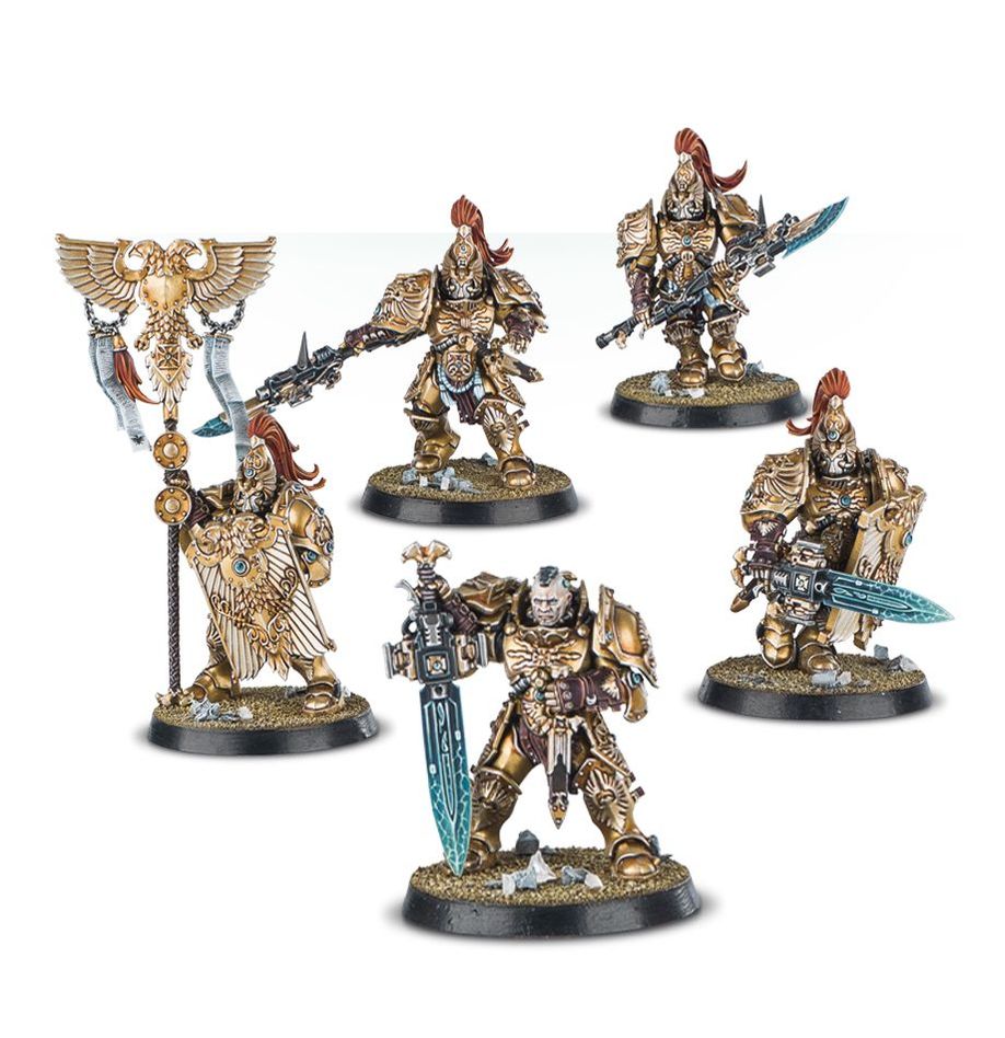 Games Workshop - Custodian Guard Squad, Adeptus Custodes - Warhammer 40K