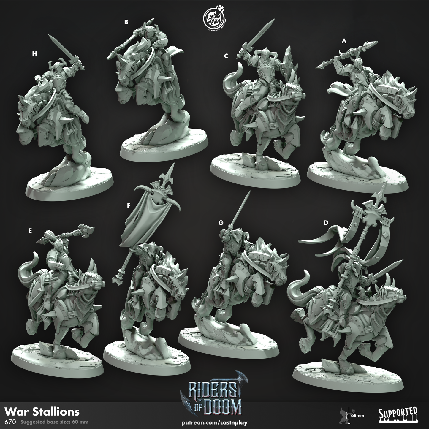 Cast n Play - War Stallions - Riders of Doom 2023 April