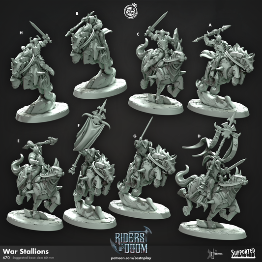 Cast n Play - War Stallions - Riders of Doom 2023 April