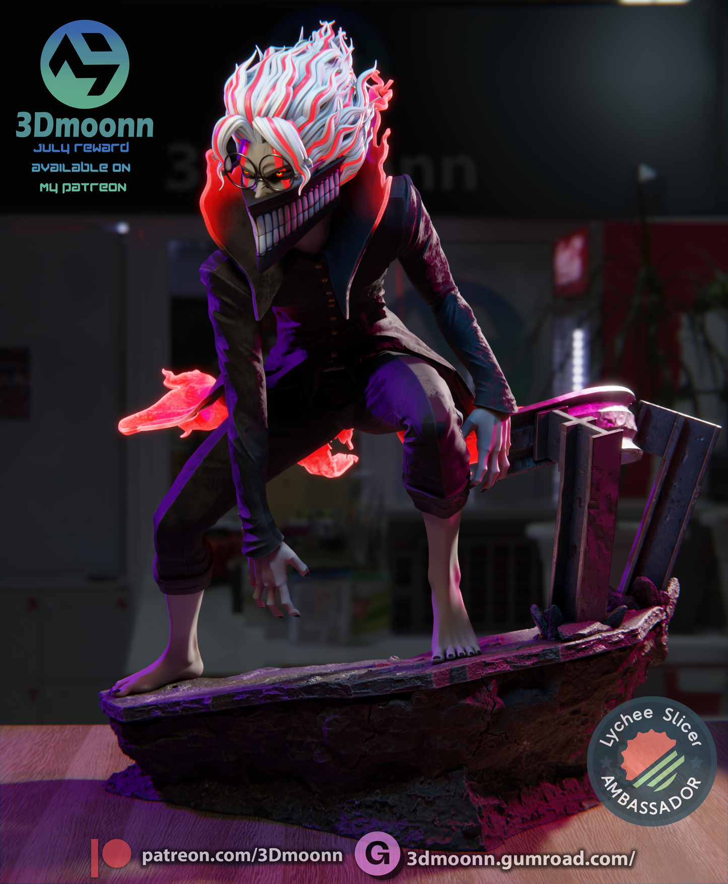 3D Moonn - Okarun, Dandadan - 2025 July