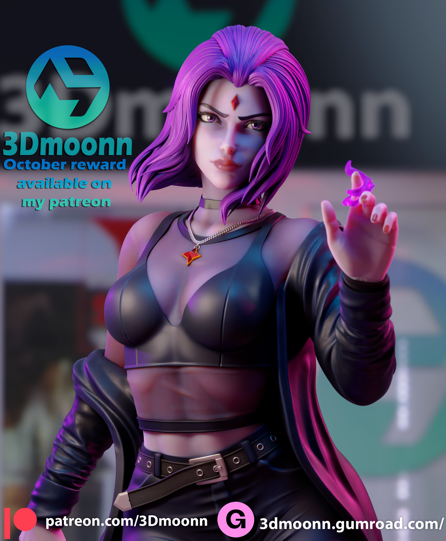 3D.Moonn - Raven 2023 October Release 30CM - 15CM