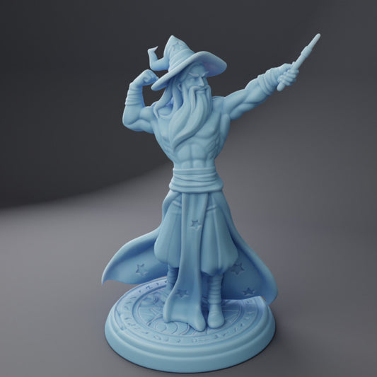 Twin Goddess Miniatures - Brentallius the Muscle Wizard - 2023 May