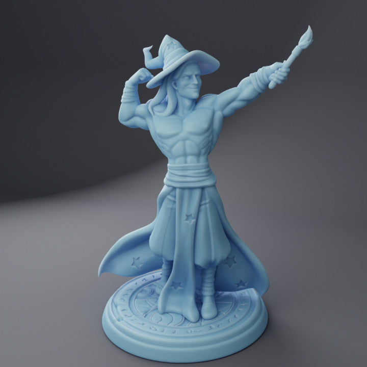 Twin Goddess Miniatures - Brentallius the Muscle Wizard - 2023 May