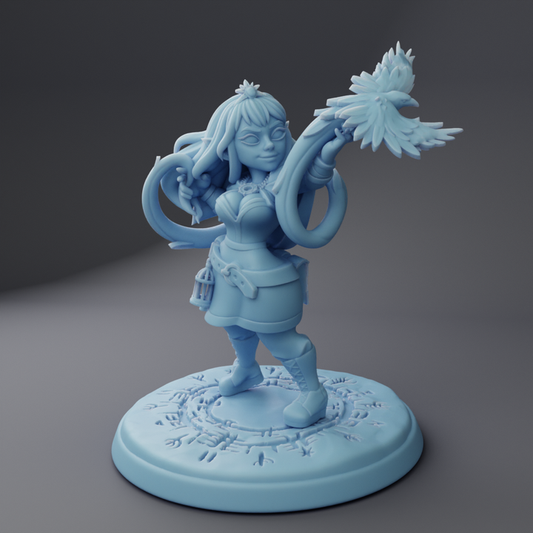 Twin Goddess Miniatures - Hadrey, the Halfling Warlock - 2025 February