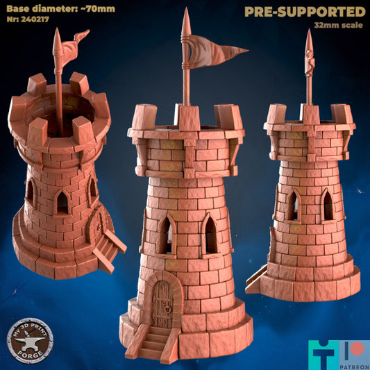 My 3D Print Forge - Human Guard Tower, World of Warcraft